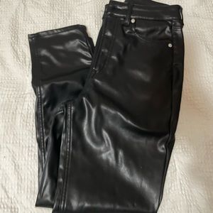 Black Leather Pants